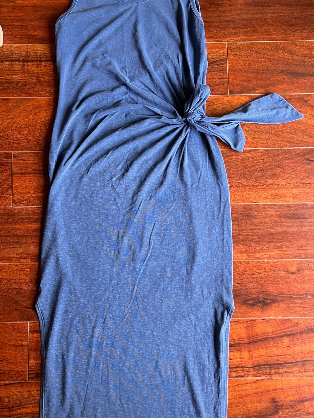 Sundry Soft Heathered Blue Knit Dress